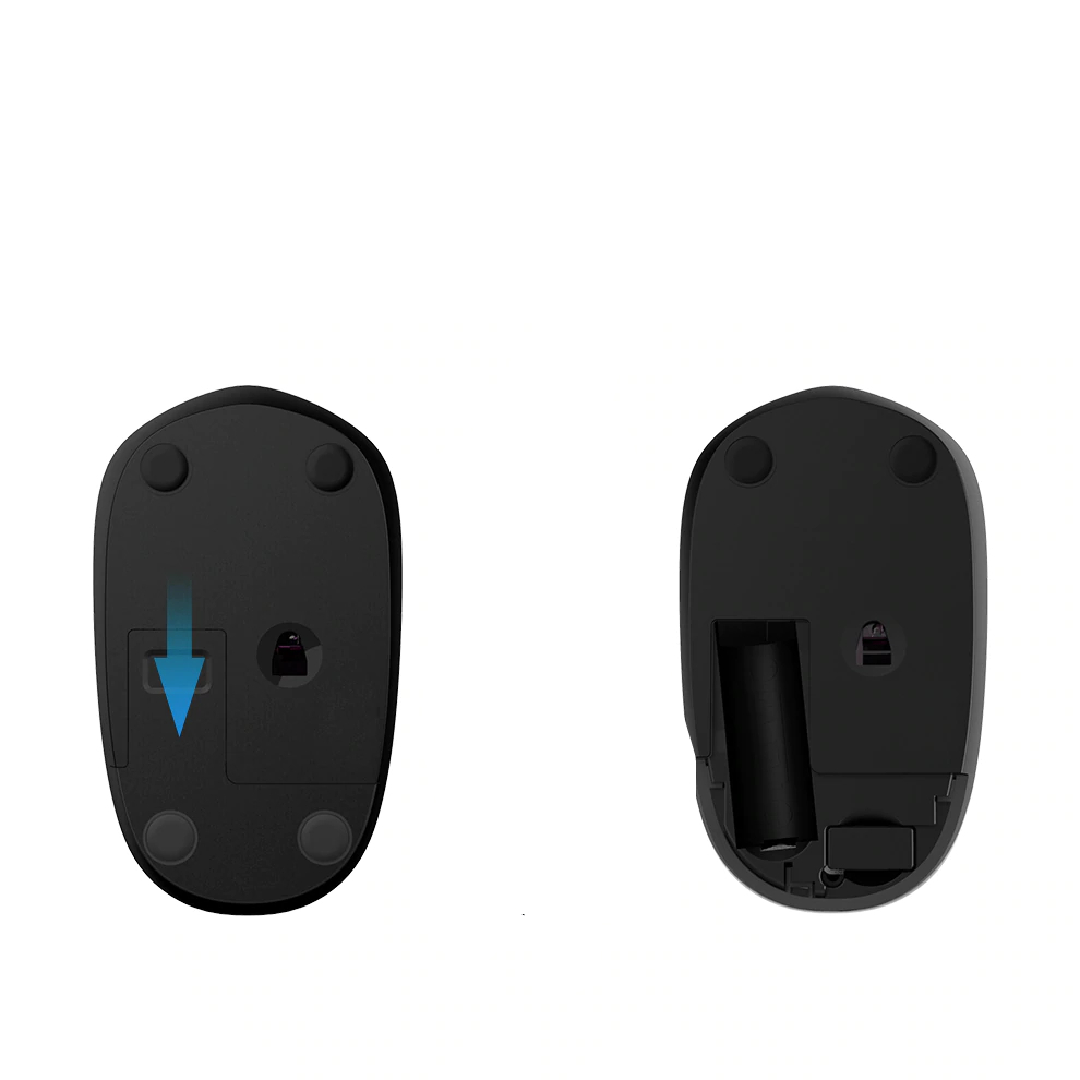 2.4GHz Wireless Black Mouse for Laptop