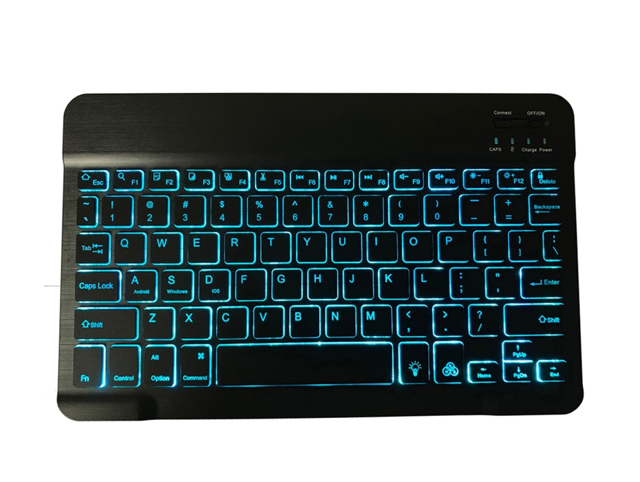 Universal Thin Bluetooth Keyboard with Backlight