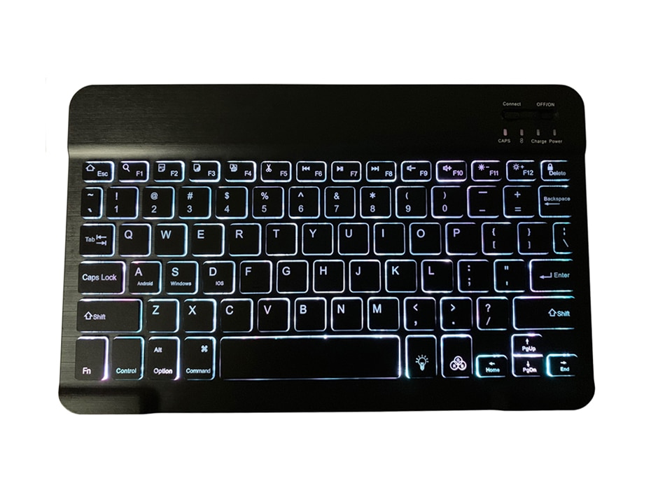 Universal Thin Bluetooth Keyboard with Backlight