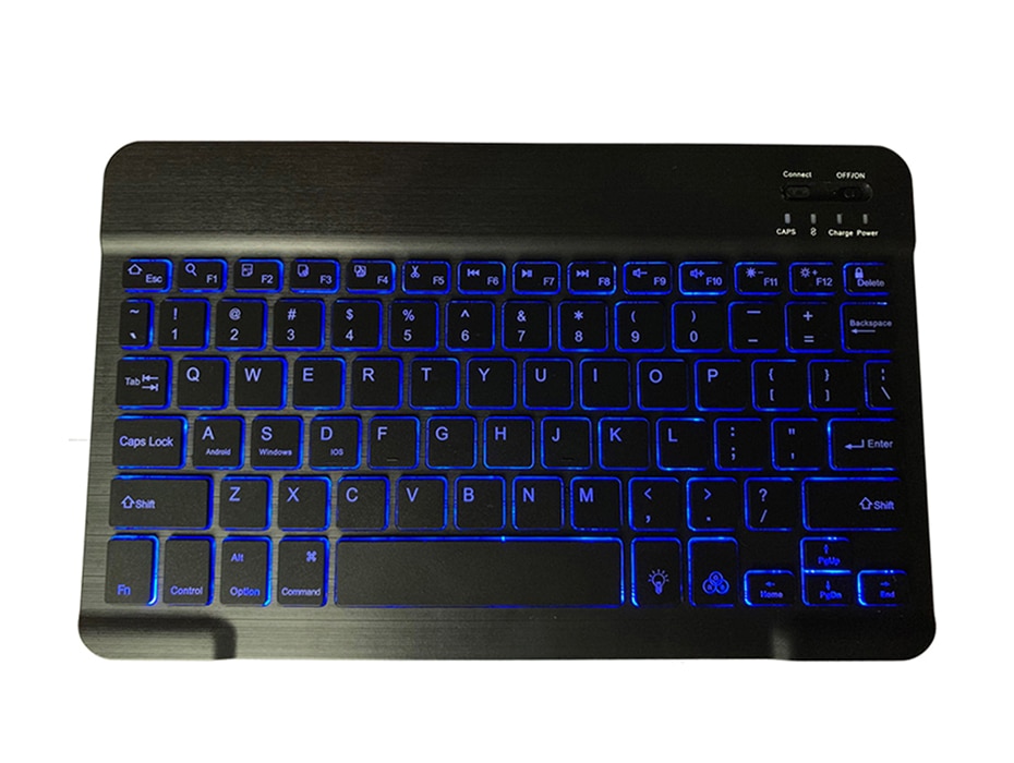 Universal Thin Bluetooth Keyboard with Backlight