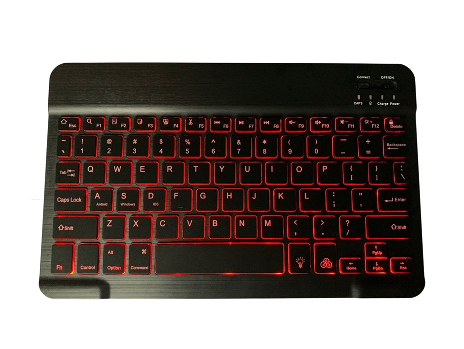 Universal Thin Bluetooth Keyboard with Backlight