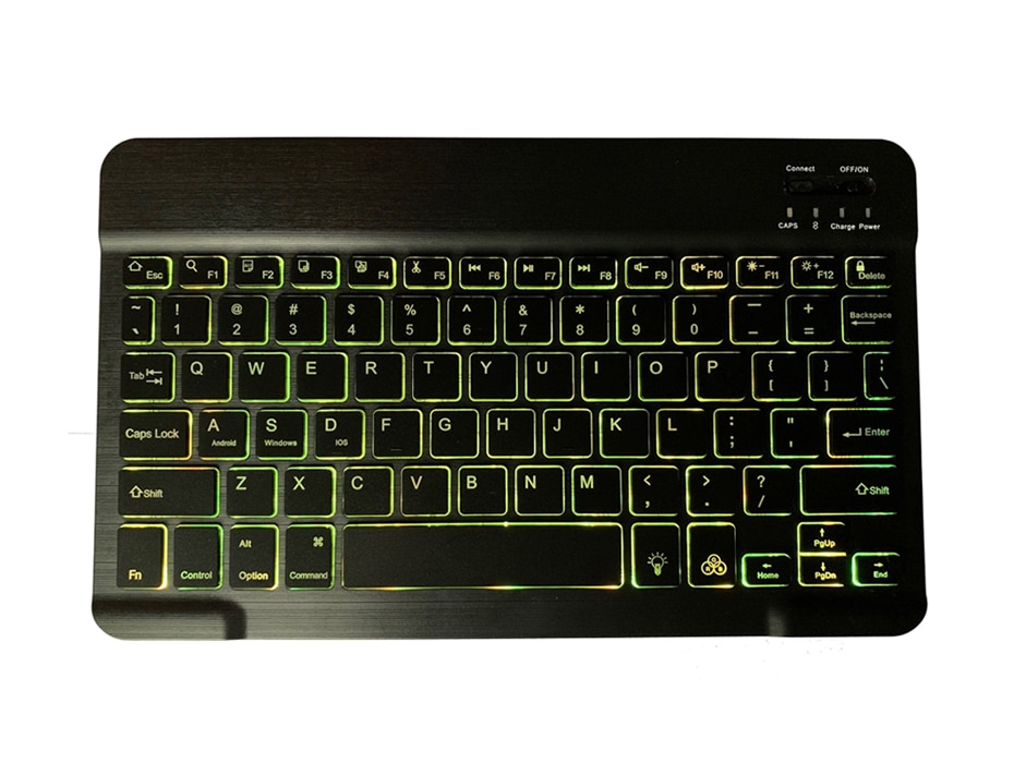 Universal Thin Bluetooth Keyboard with Backlight