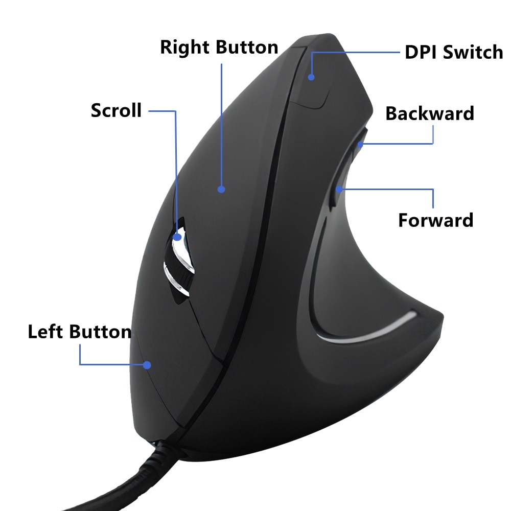 USB Ergonomic Vertical Mouse