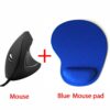Mouse and Blue Pad