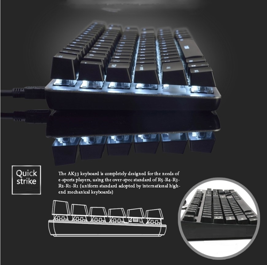 Mechanical Wired Keyboard