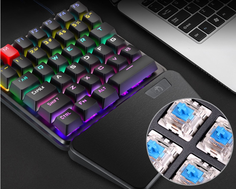 One-handed Mechanical Gaming Keypad