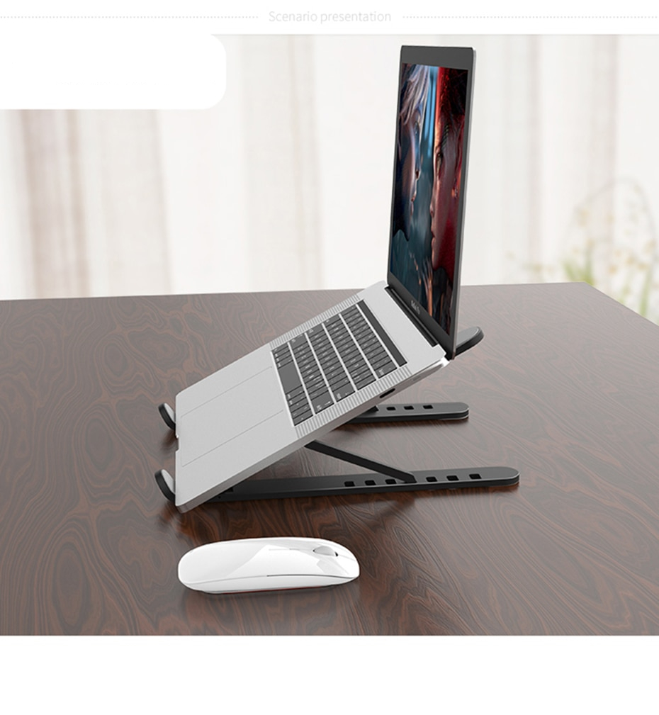 Folding Laptop Stand with Adjustable Angle