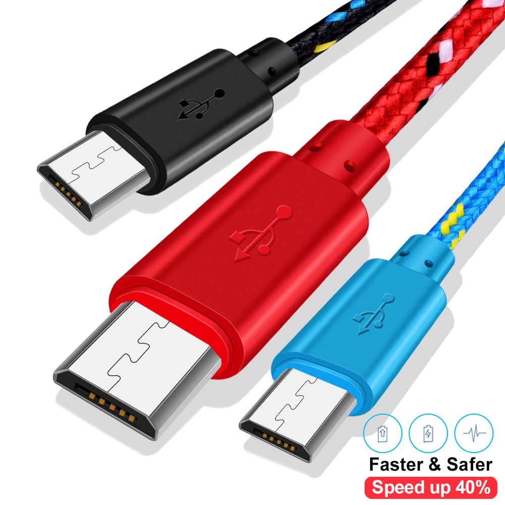 Colorful Micro USB Cable for Fast Charging