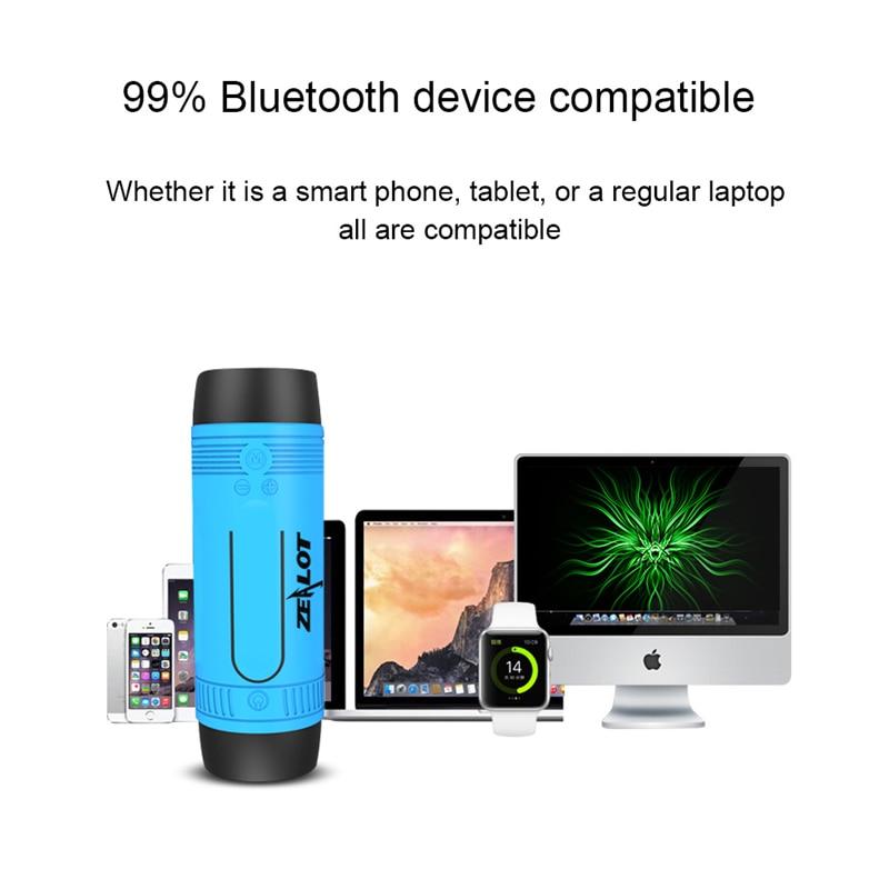 Portable Wireless Speaker with Flashlight