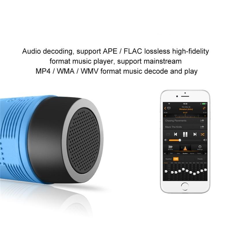 Portable Wireless Speaker with Flashlight