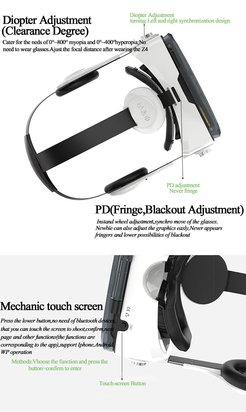 3D VR Glasses Set